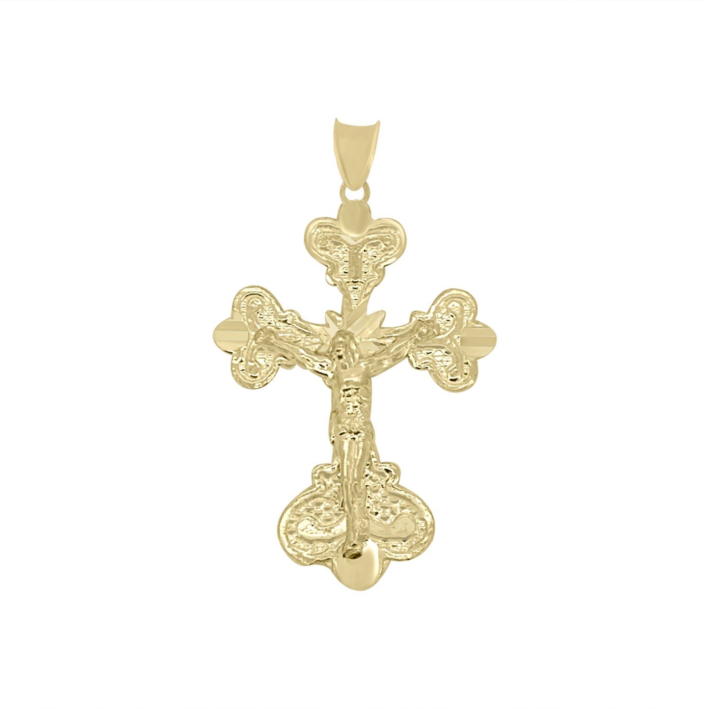 Cross Pendant - 10K Yellow Gold
