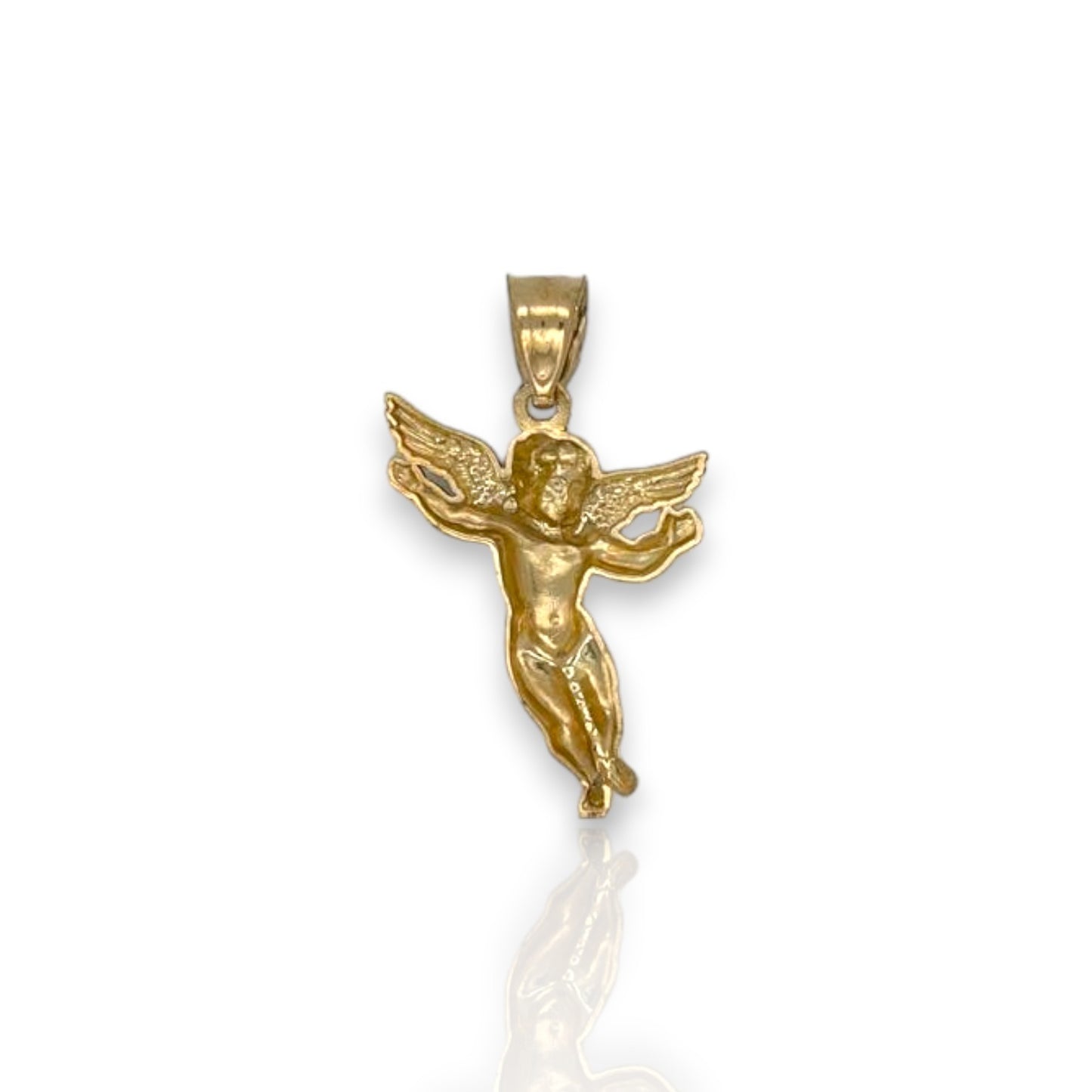 Little Angel Pendant - 10k Yellow Gold