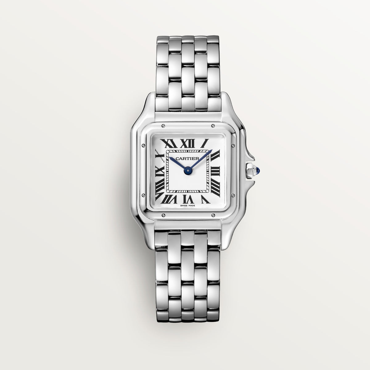 Cartier Panthère de Cartier WSPN0015 - Medium model Steel, Silvered Dial, Steel bracelet