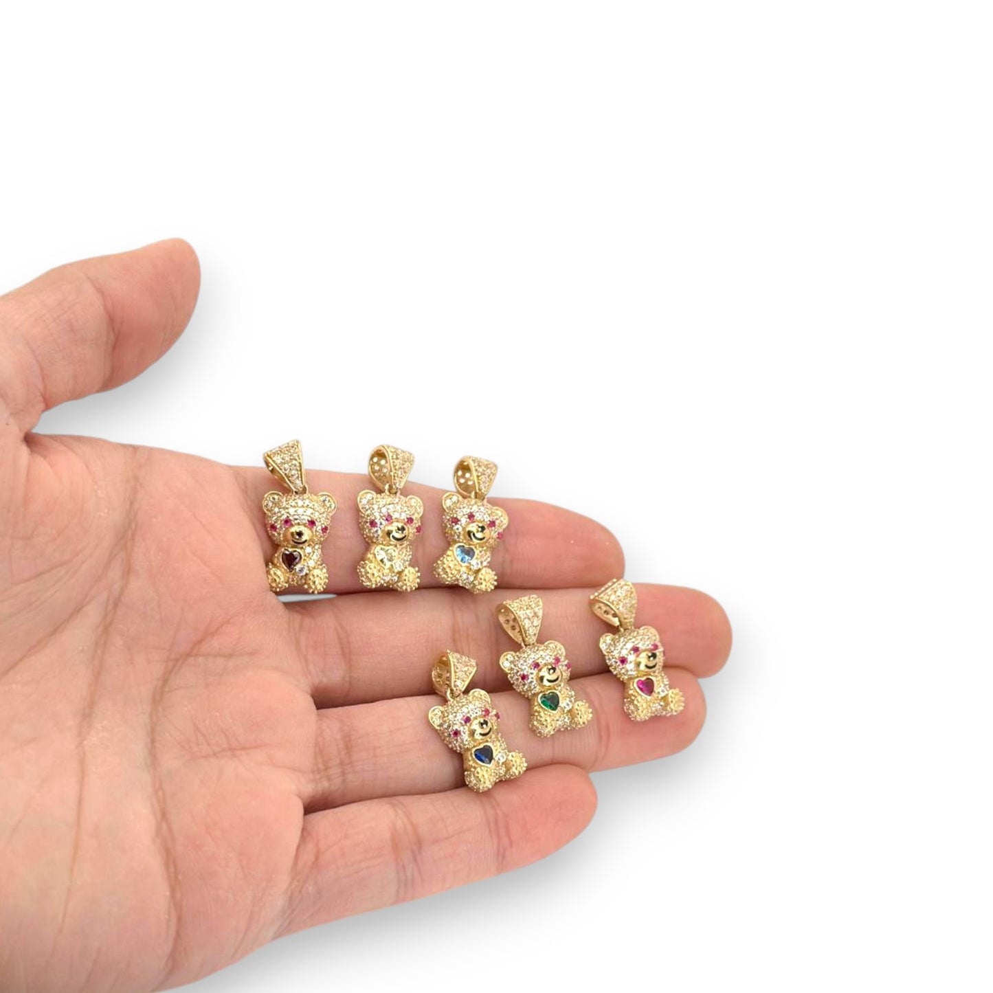 Tiny Cat Pendant - 10K Yellow Gold