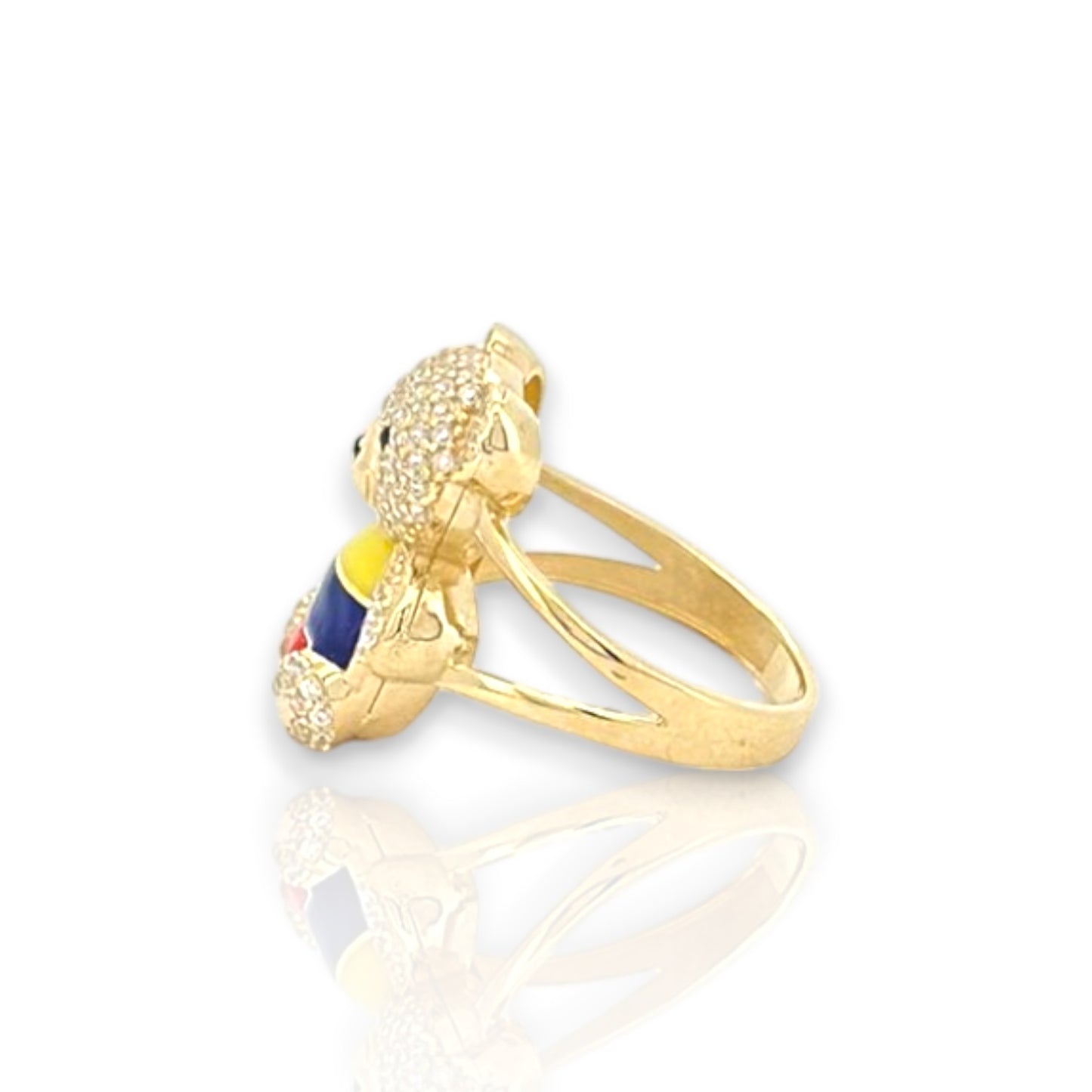 Colombia Teddy Ring - 14K Yellow Gold