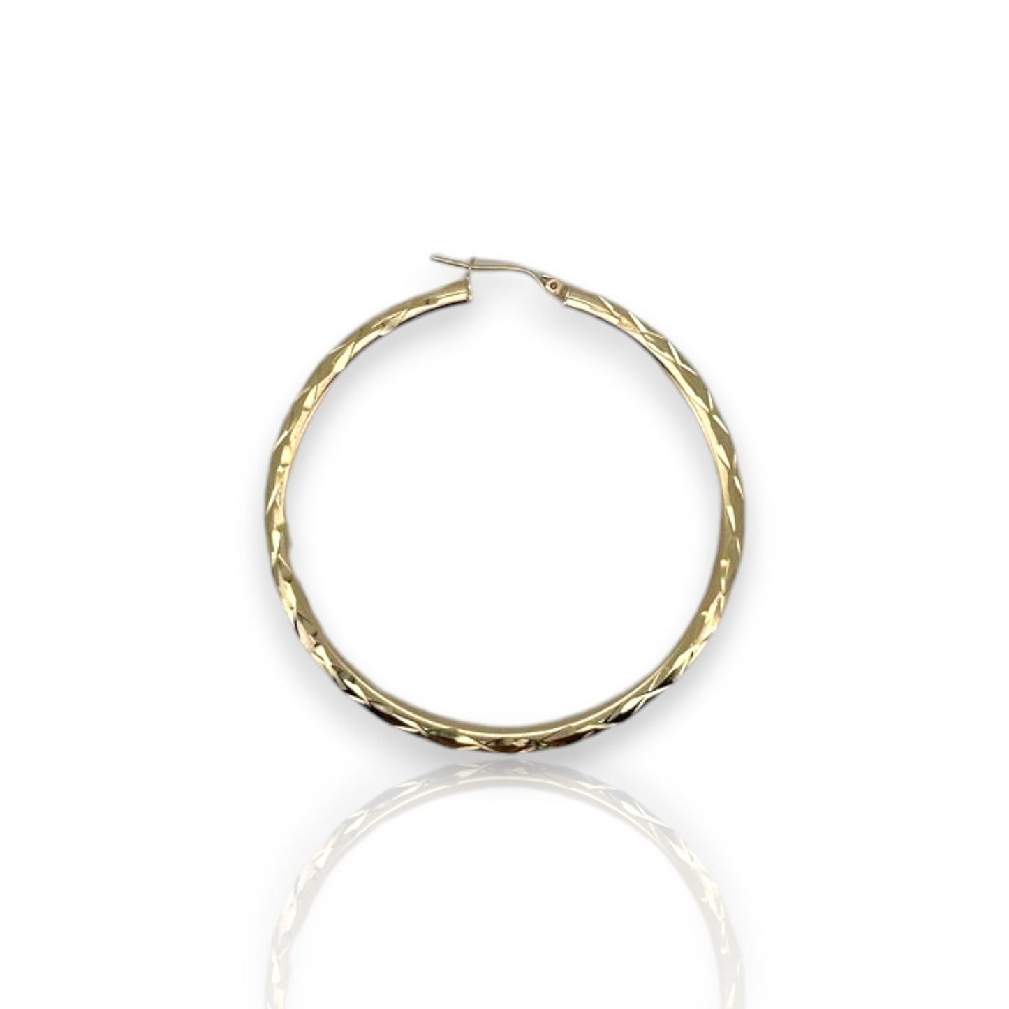 Hoop Earrings - 10K Yellow Gold