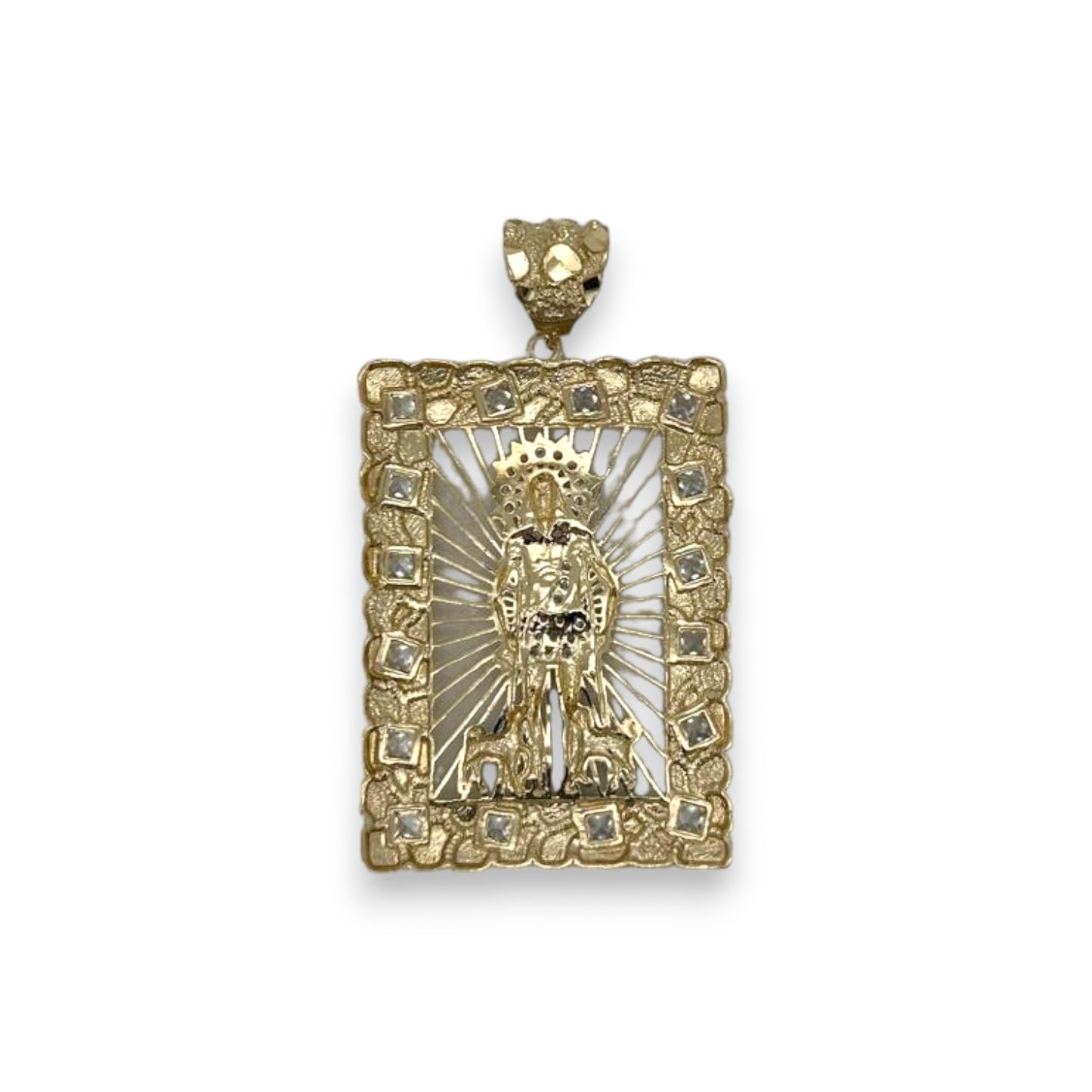 St Lazaro Pendant - 10K Yellow Gold