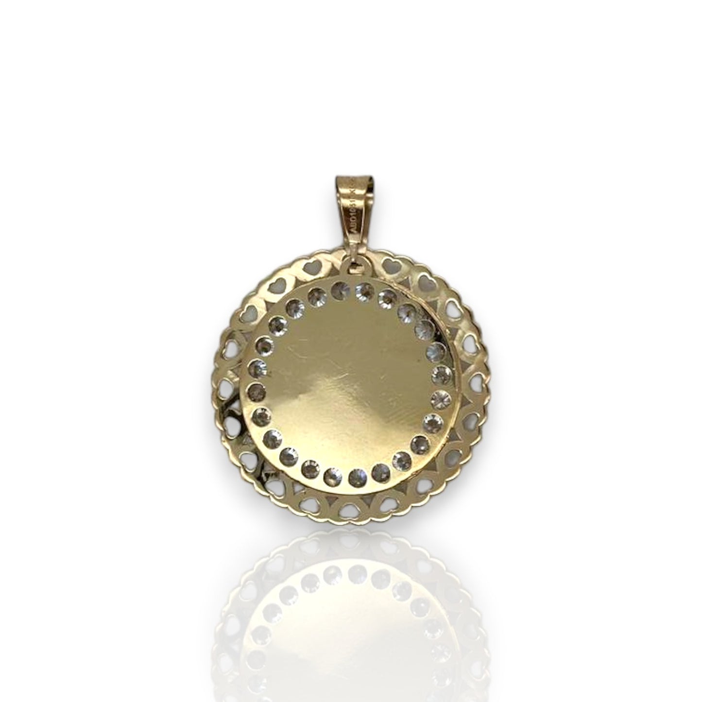 Medallion St Barbara - 10K Yellow Gold