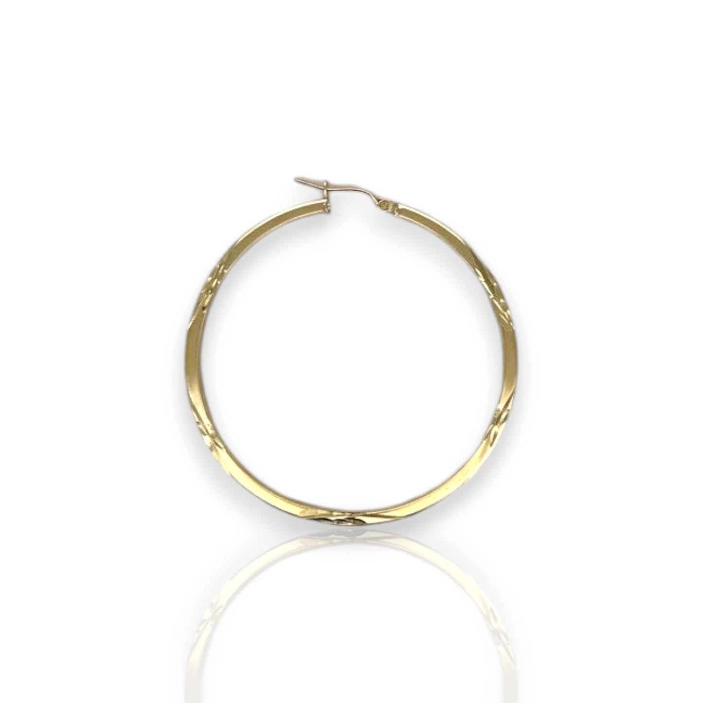Hoop Earrings - 10K Yellow Gold