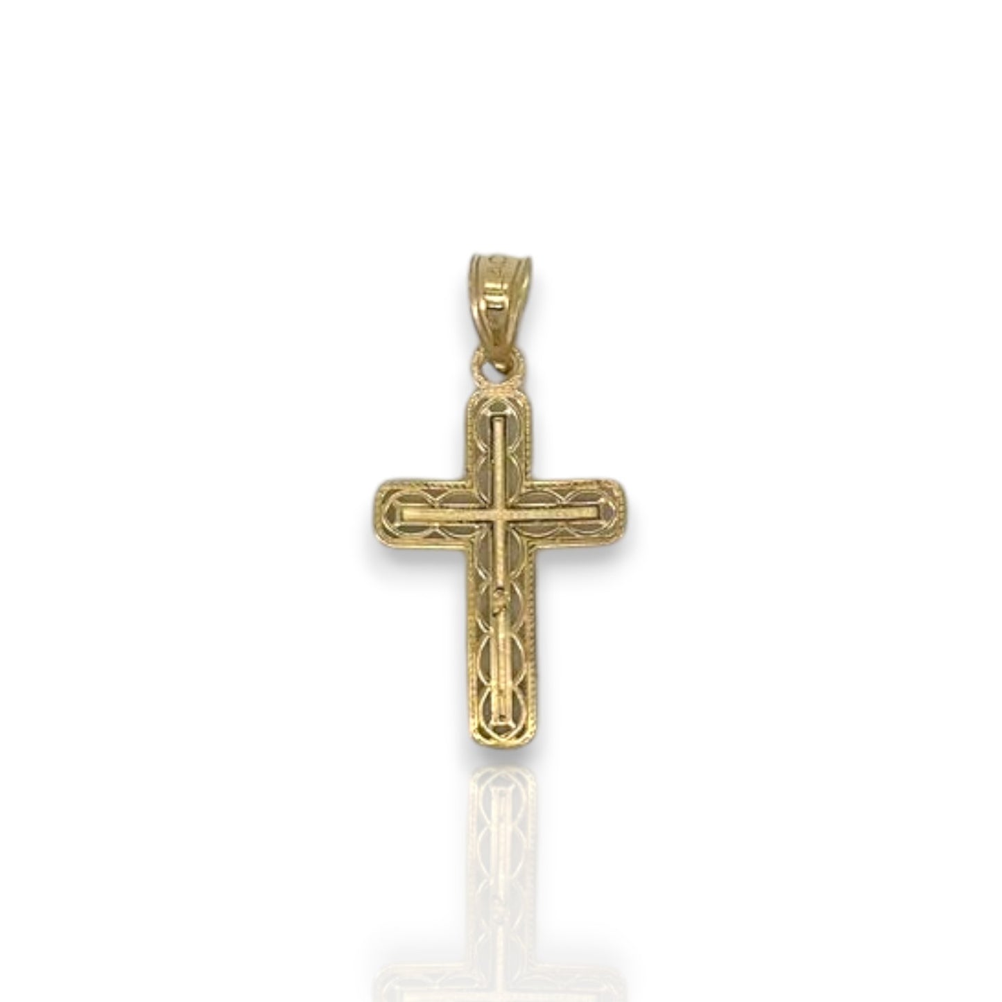 Cross Pendant - 10k Yellow Gold