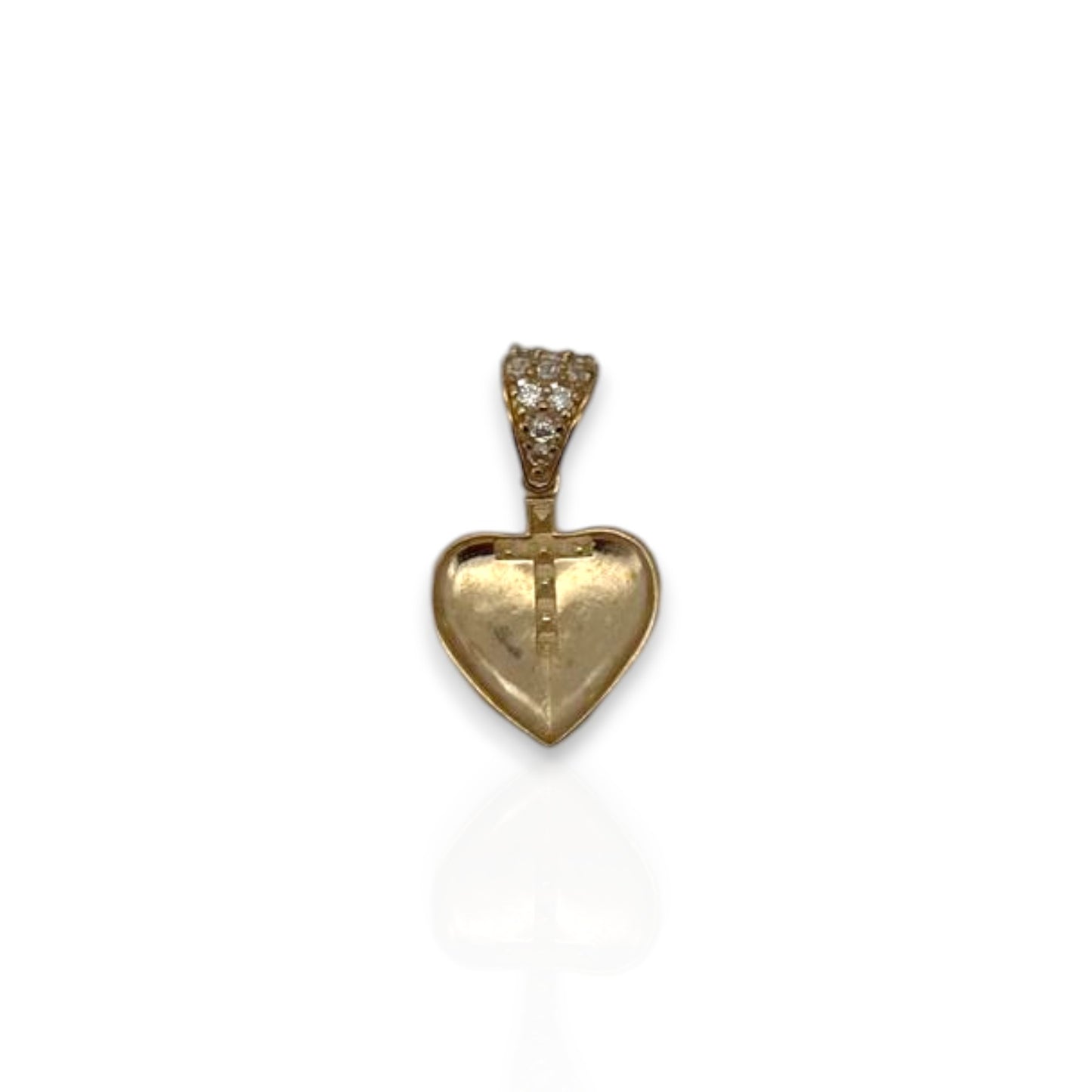 Heart Pendant - 10K Yellow Gold