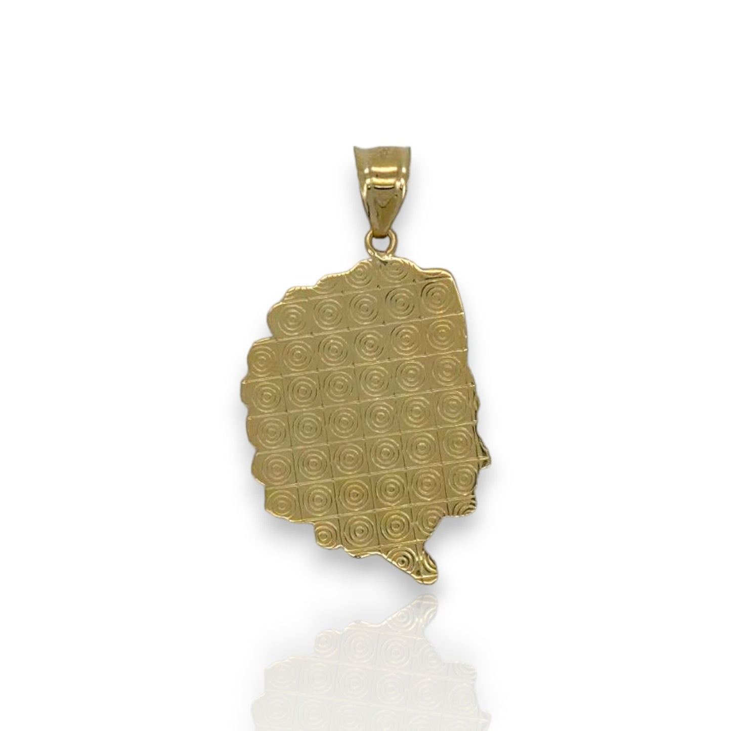 Native American "Chief" Pendant - 14K Yellow Gold