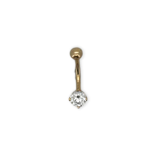 Belly Piercing - 14K Yellow Gold