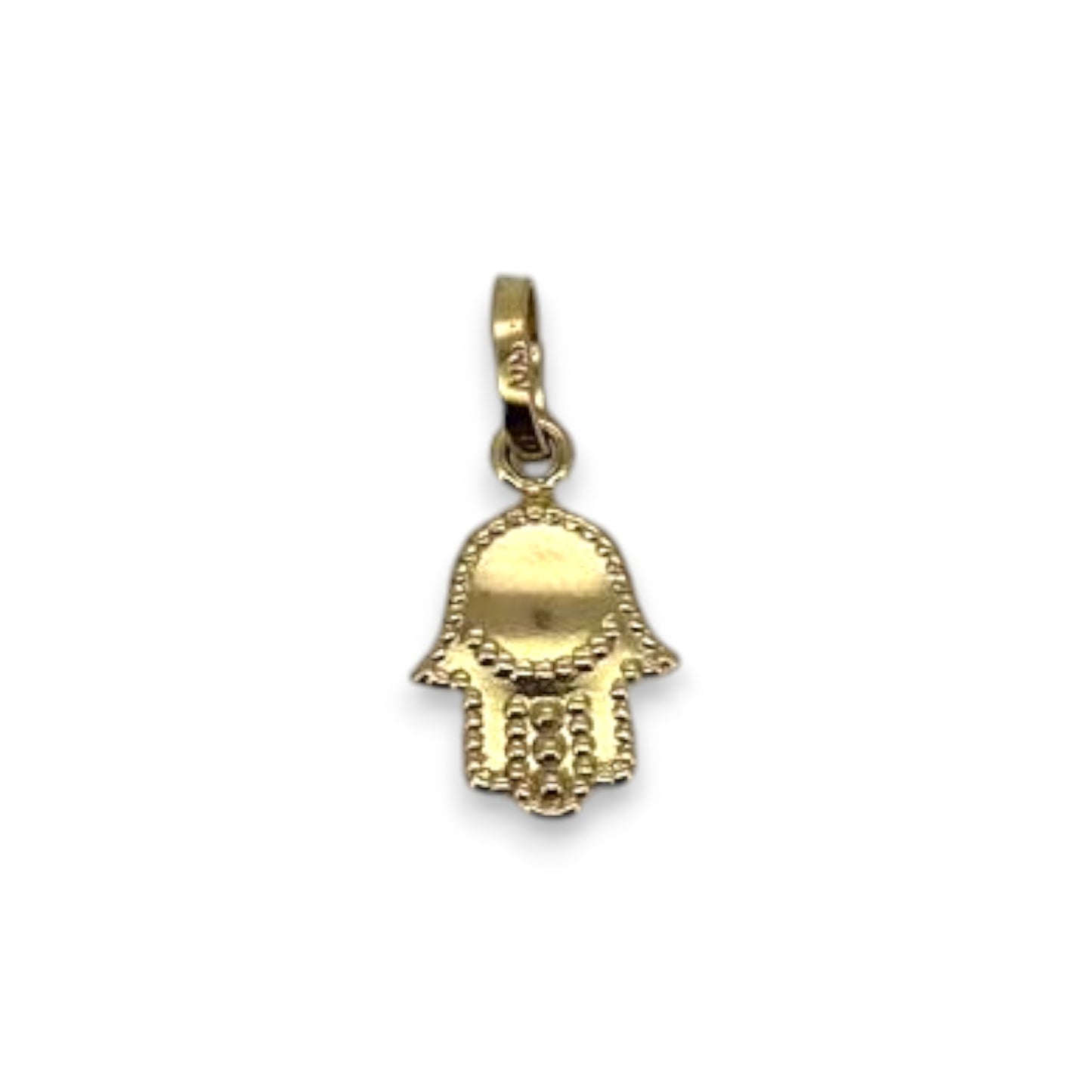 Hamsa Pendant - 14K Yellow Gold