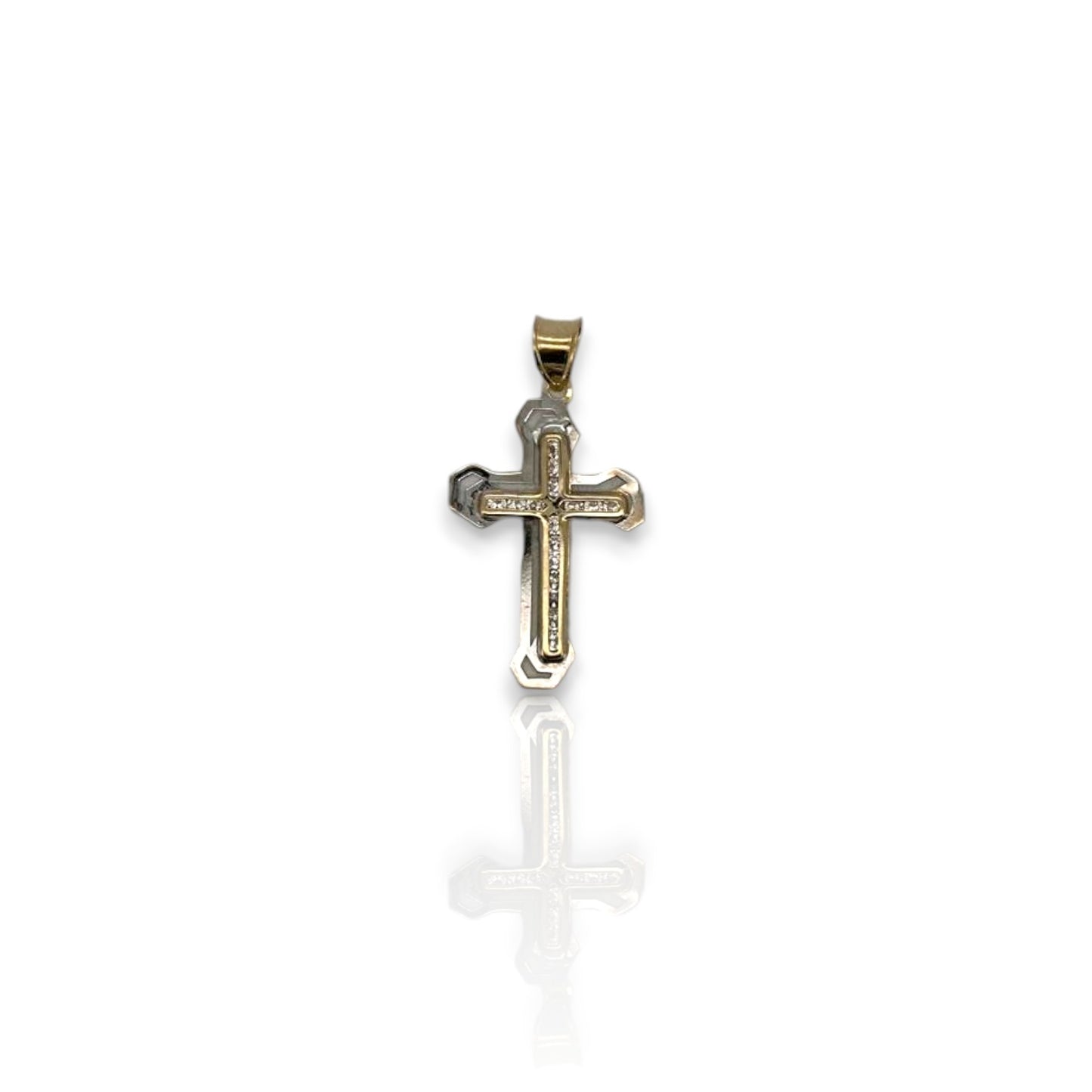 Cross Pendant - 10K Yellow Gold