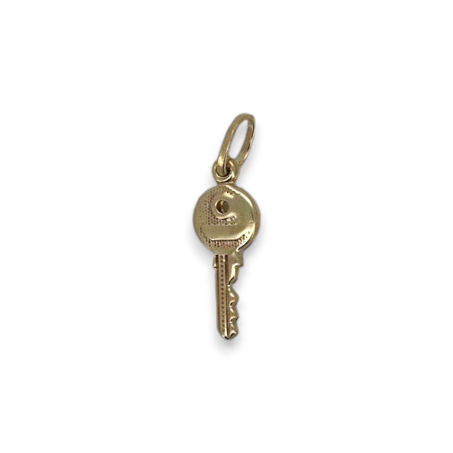 Key Pendant - 14K Yellow Gold