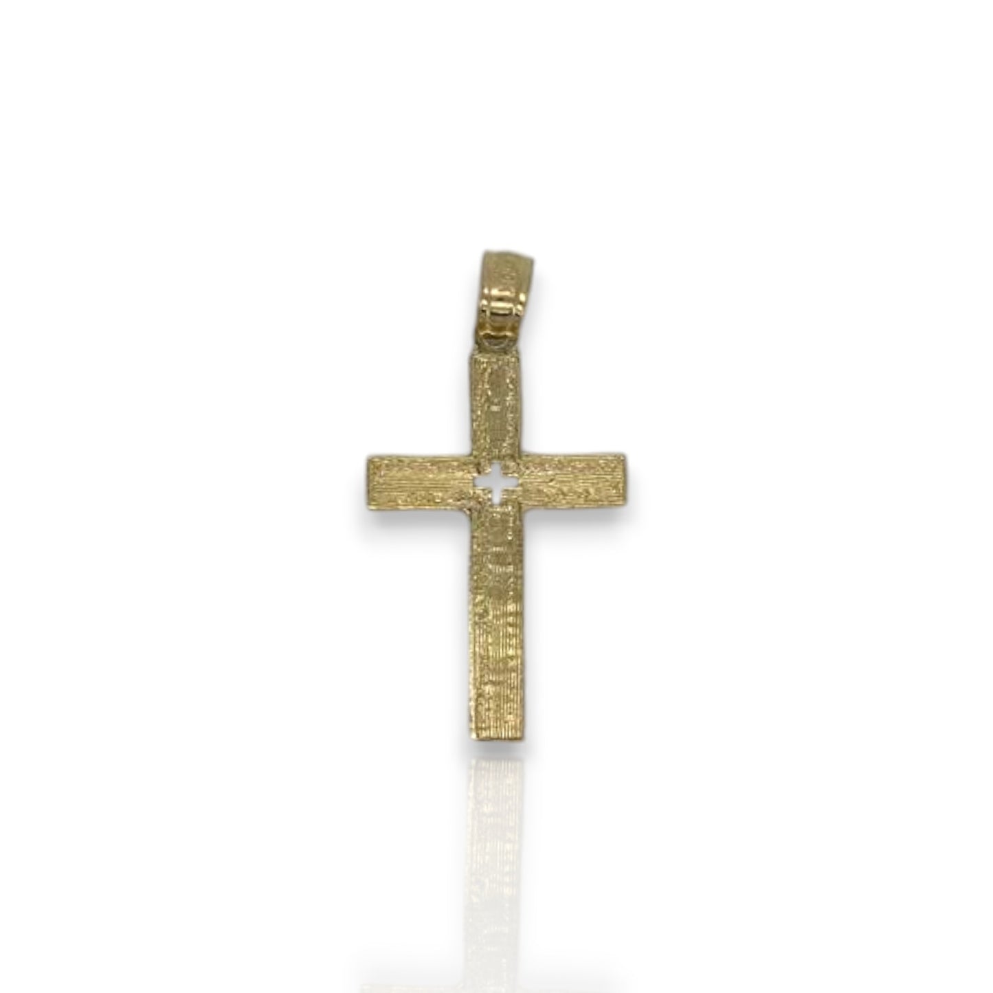Cross Pendant - 10k Yellow Gold