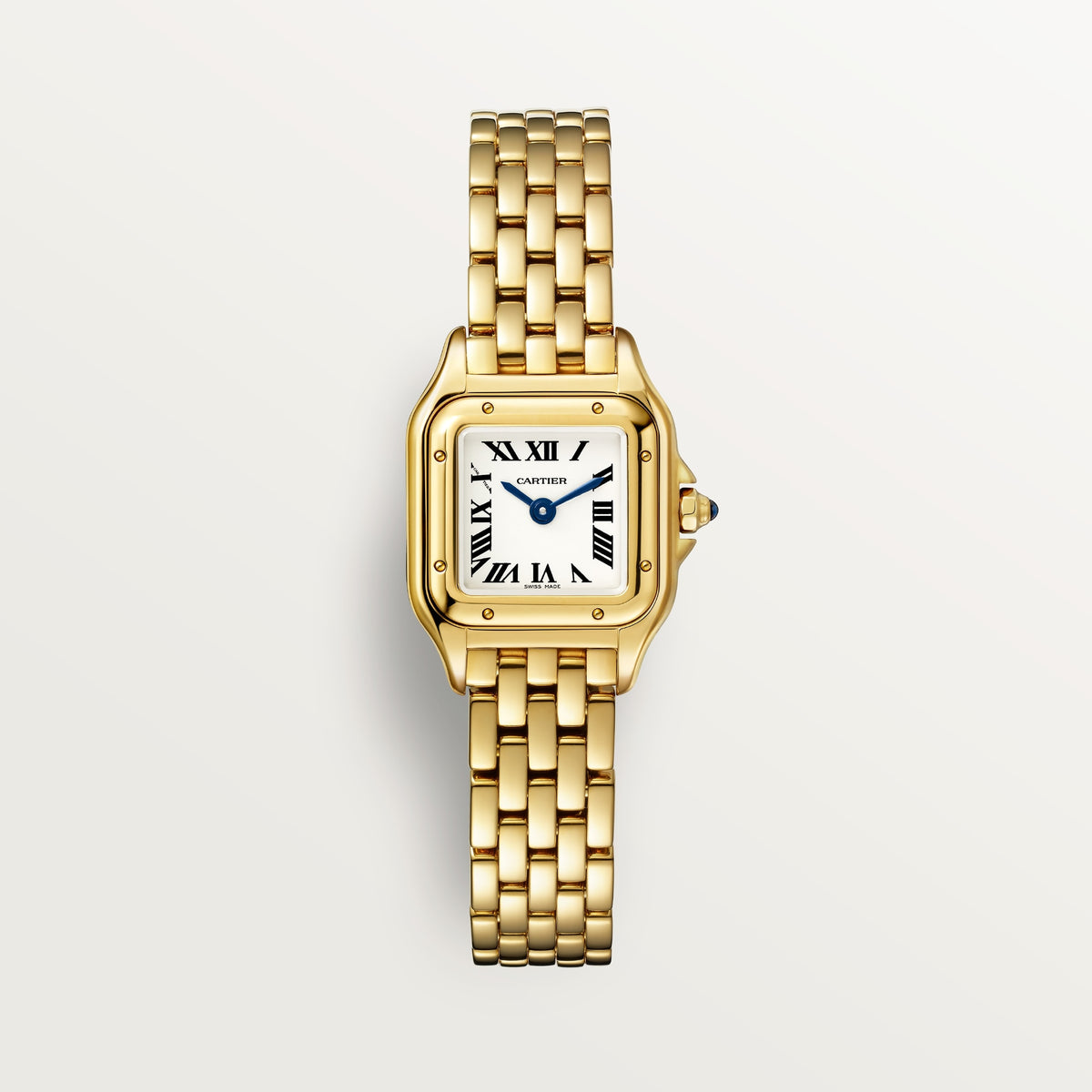 Cartier Panthère de Cartier WGPN0048 - Mini model Yellow gold, Silver Dial, Yellow gold bracelet