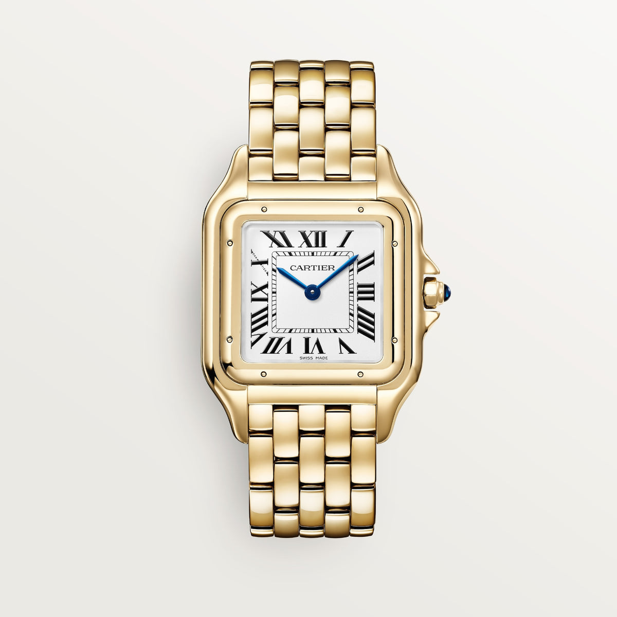 Cartier Panthère de Cartier WGPN0051 - Large model Yellow gold, Silvered Dial, Yellow gold bracelet