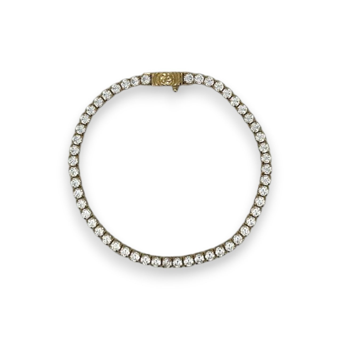 Tennis Bracelet - 10K Yellow Gold
