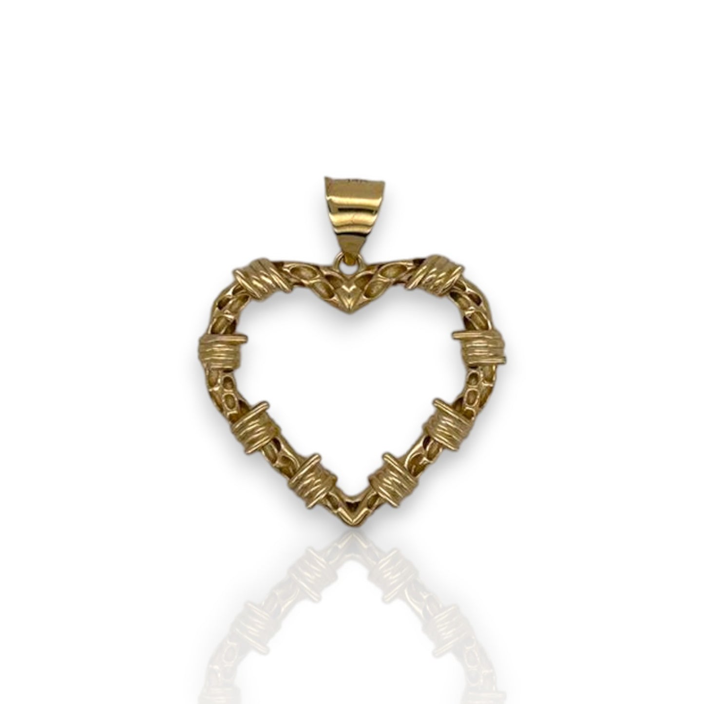 Heart Pendant - 14K Yellow Gold