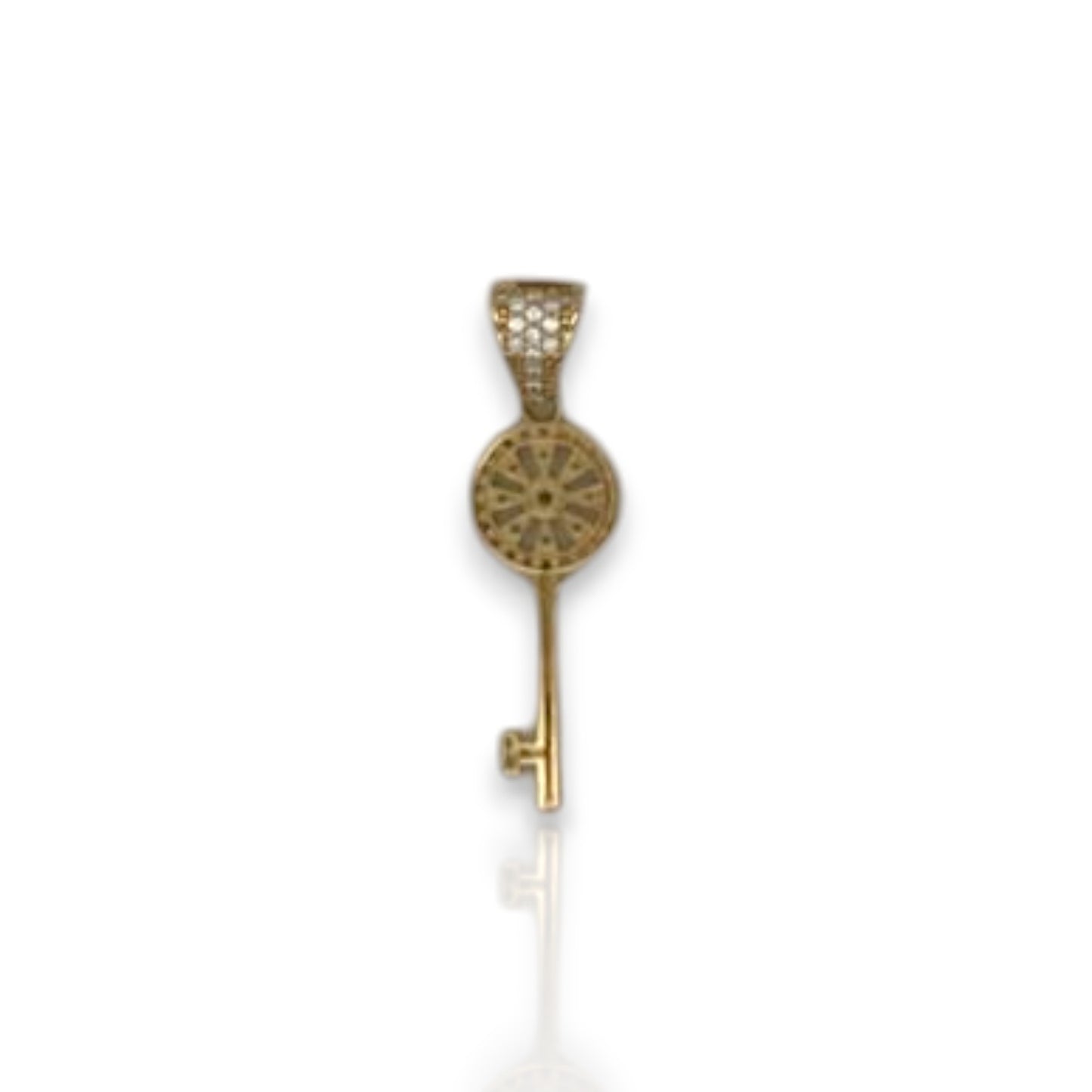 Safe Key "Heart" Pendant - 14K Yellow Gold