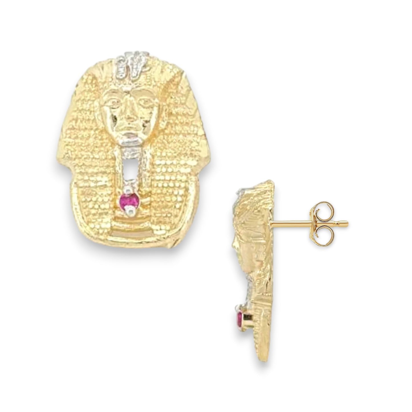 Pharaoh Earrings - 10k Yellow Gold