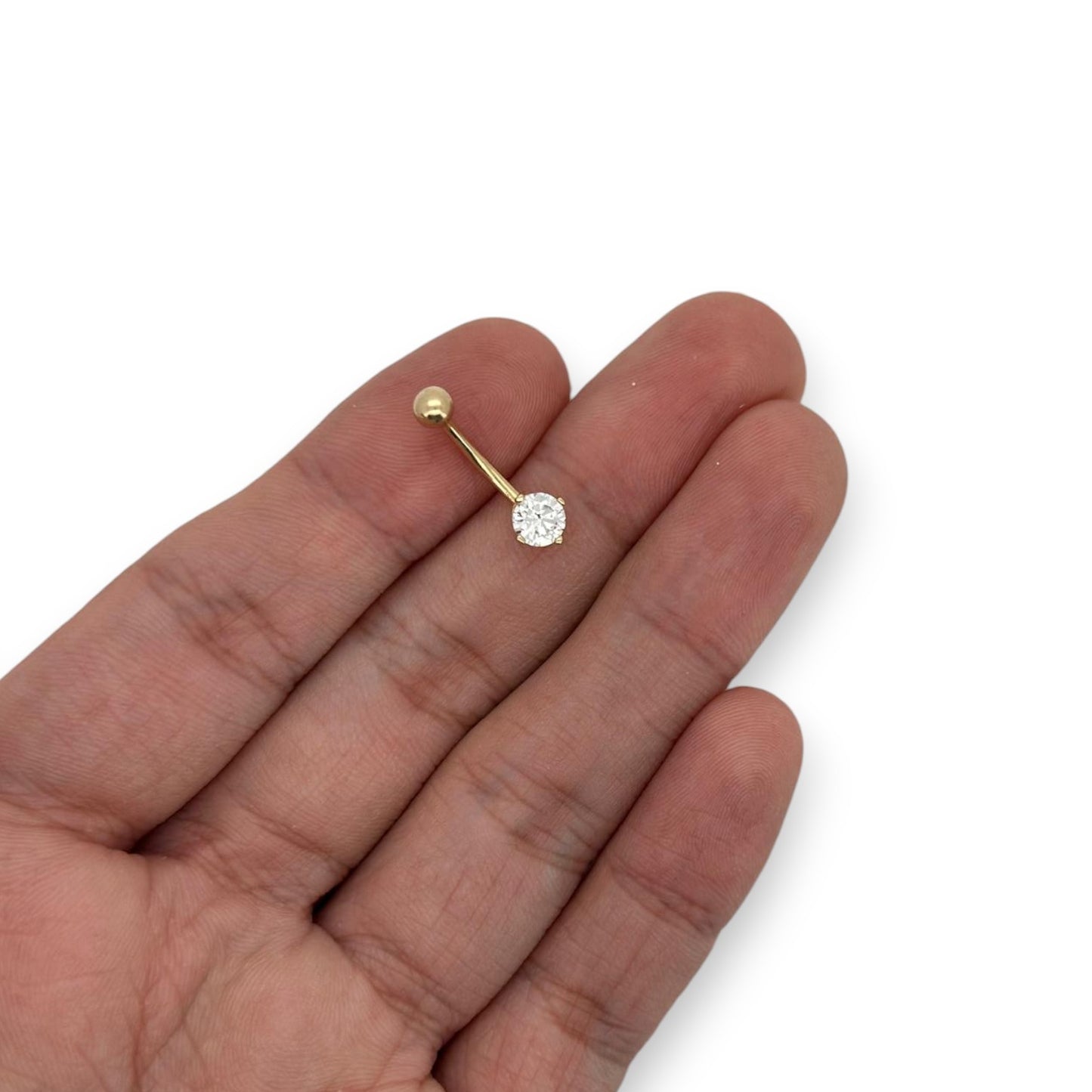 Belly Piercing - 14K Yellow Gold