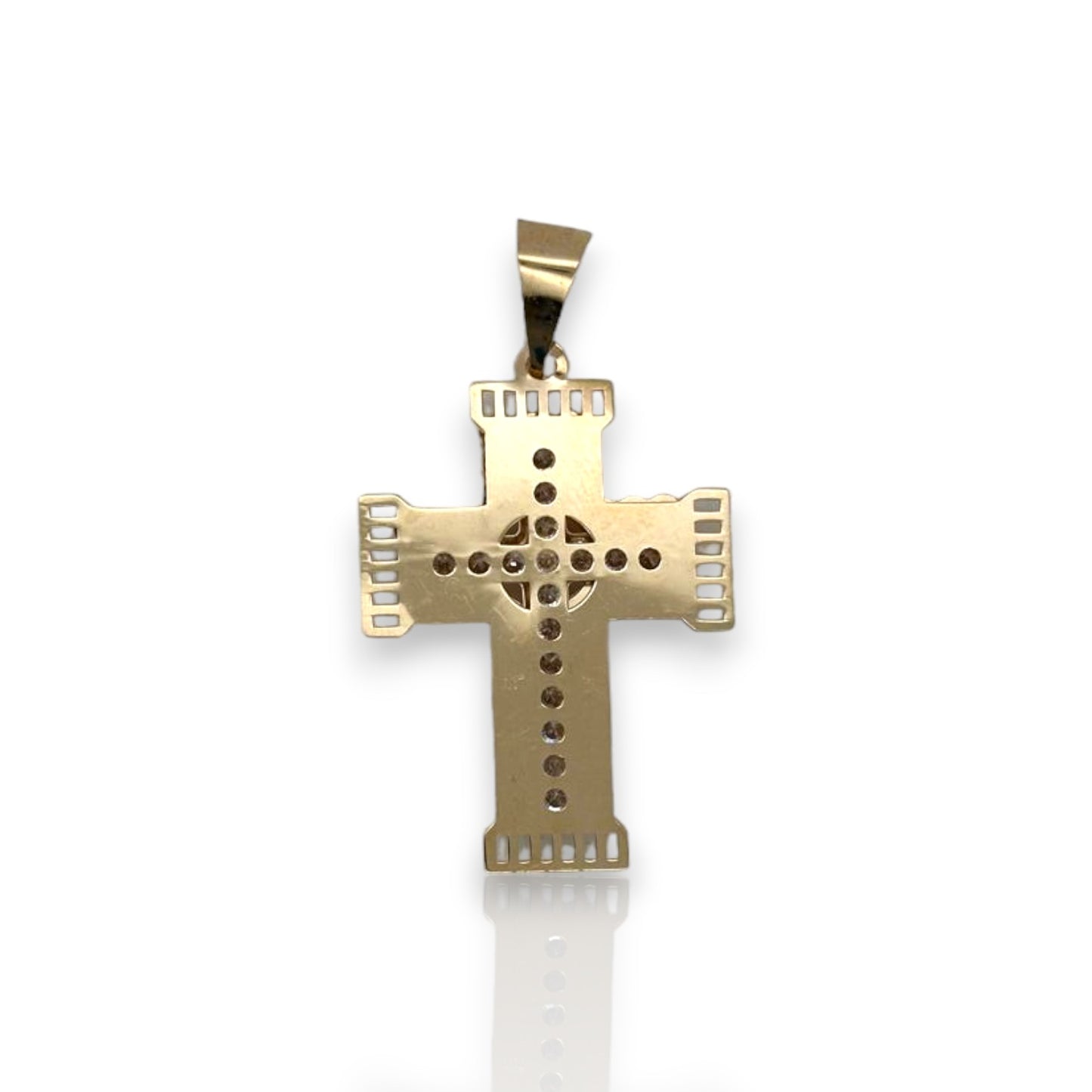 Cross Pendant - 14K Yellow Gold