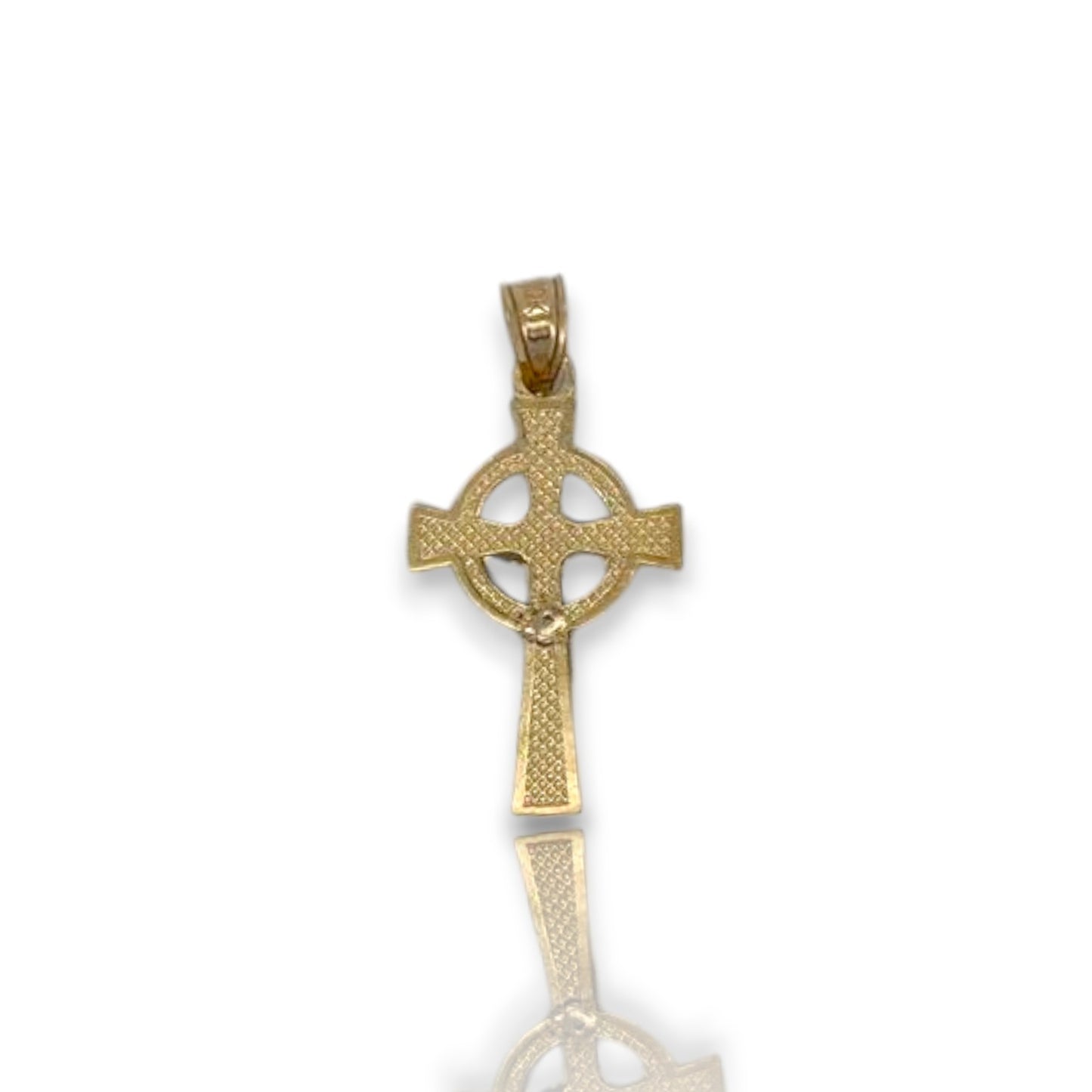 Jesus Cross Pendant - 10k Yellow Gold