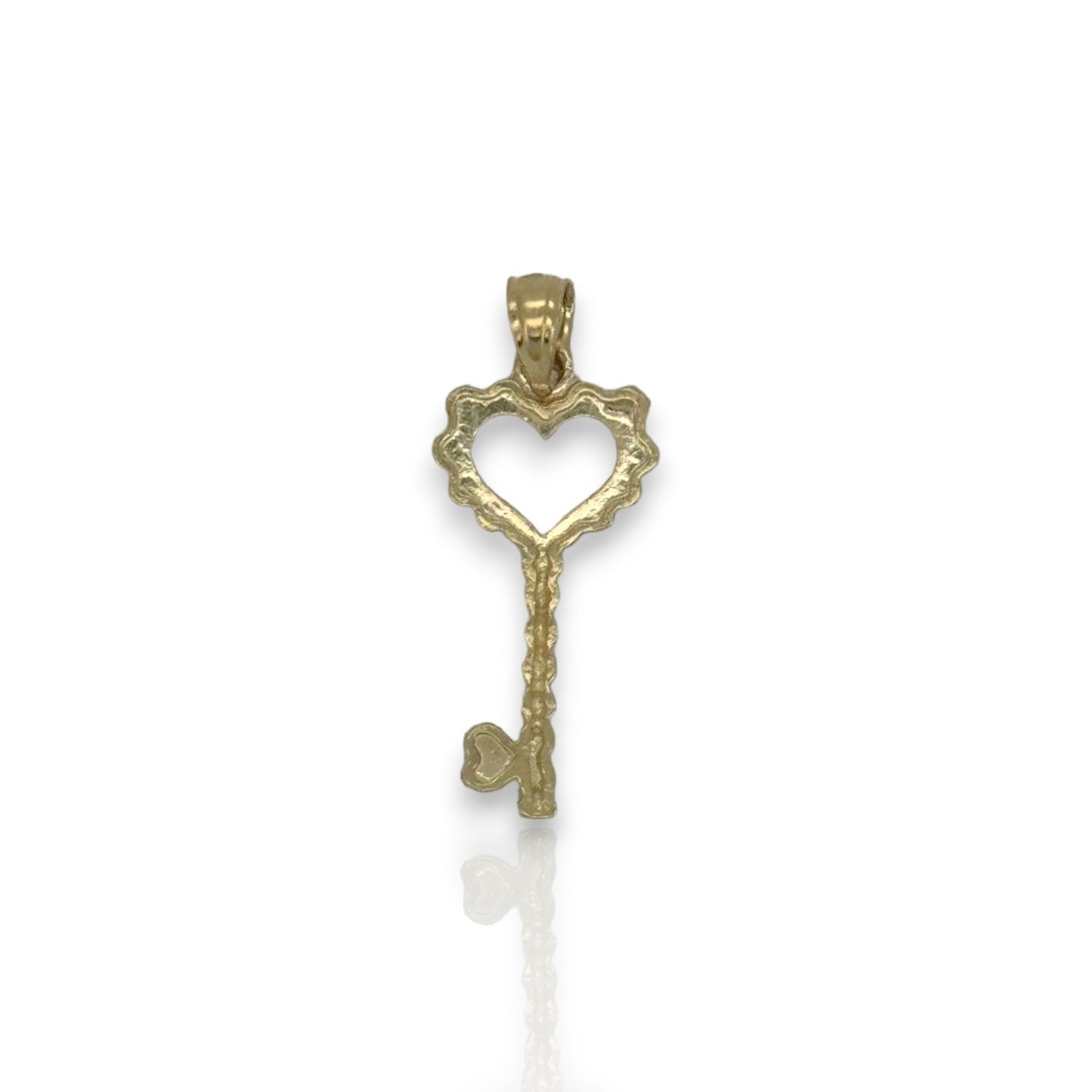 Safe Key Pendant - 10K Yellow Gold