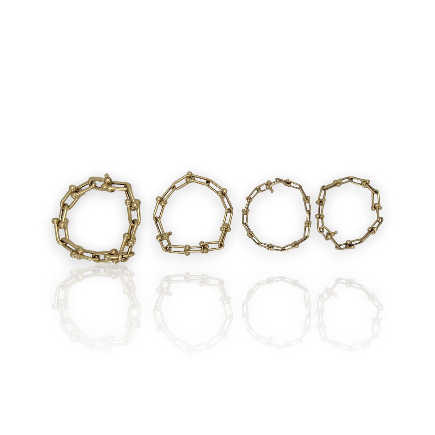 Jax Link Beads - 14K Yellow Gold