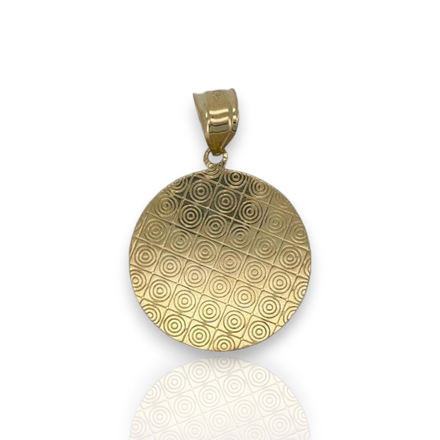 Colgante con medallón de San José - Oro amarillo de 14 k