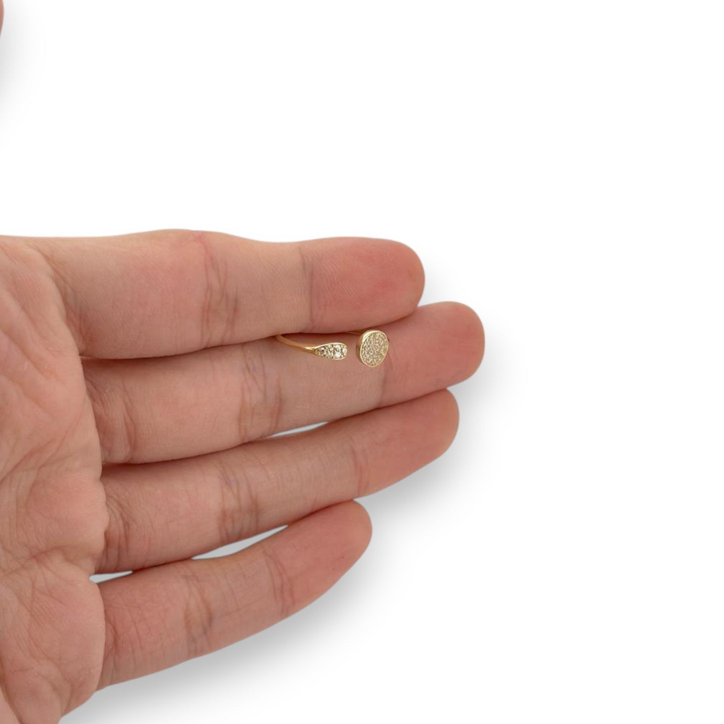 Infinity Ring CZ - 10K Yellow Gold