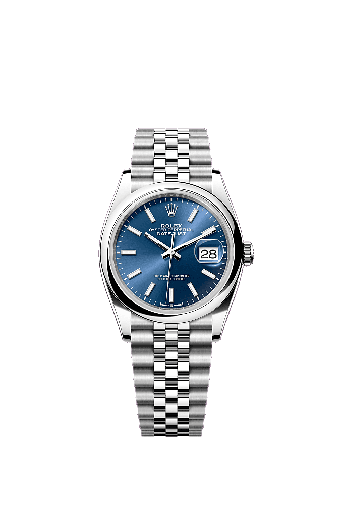 Bright Blue dial, Oyster bracelet