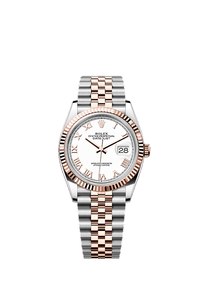White dial, Oyster bracelet