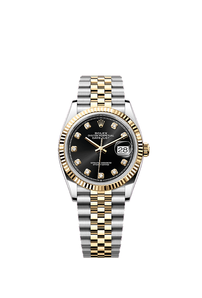 Bright Black dial, Oyster bracelet