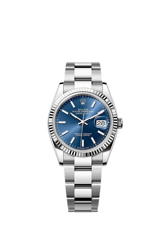 Bright Blue dial, Jubilee bracelet
