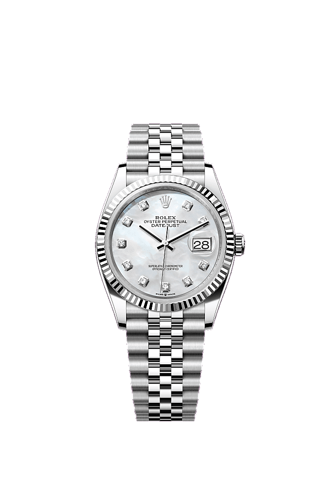 White dial, Oyster bracelet