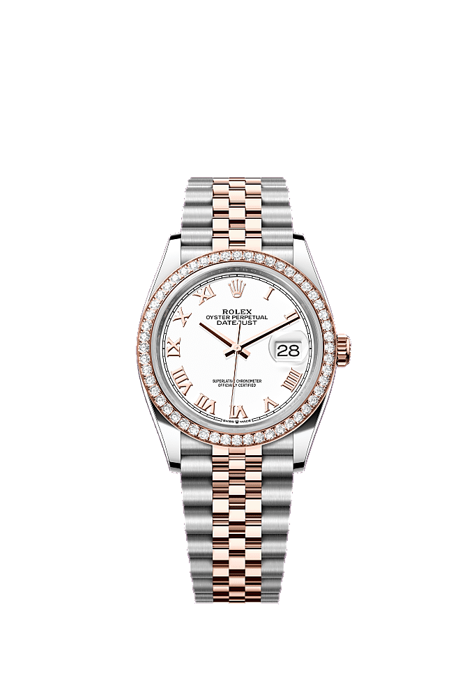 White Mother-of-Pearl Diamond-Set dial, Jubilee bracelet