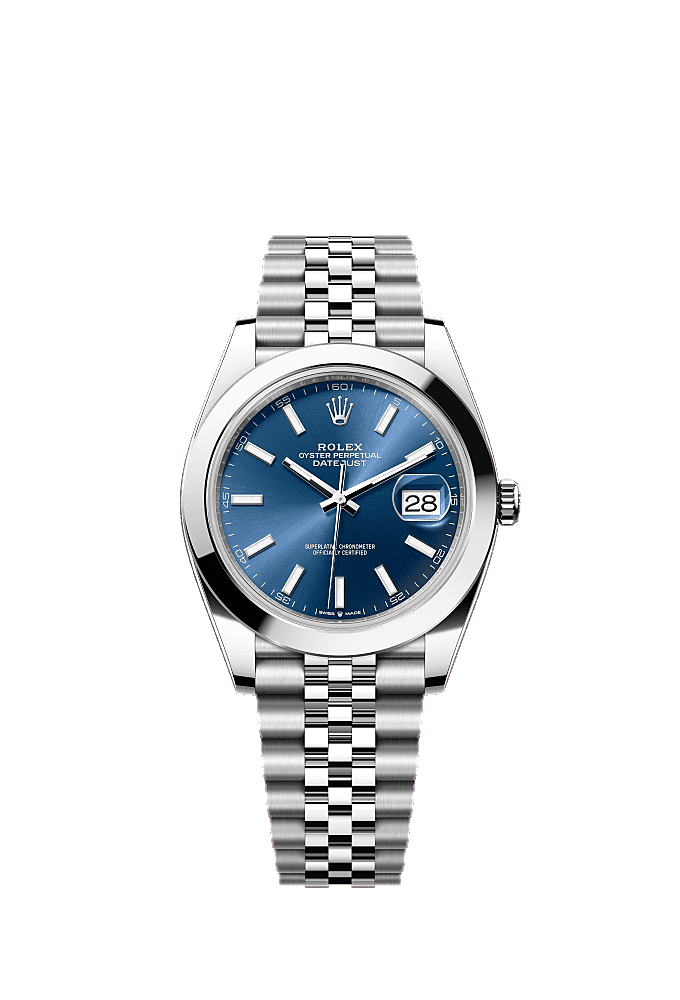 Bright Blue dial, Jubilee bracelet