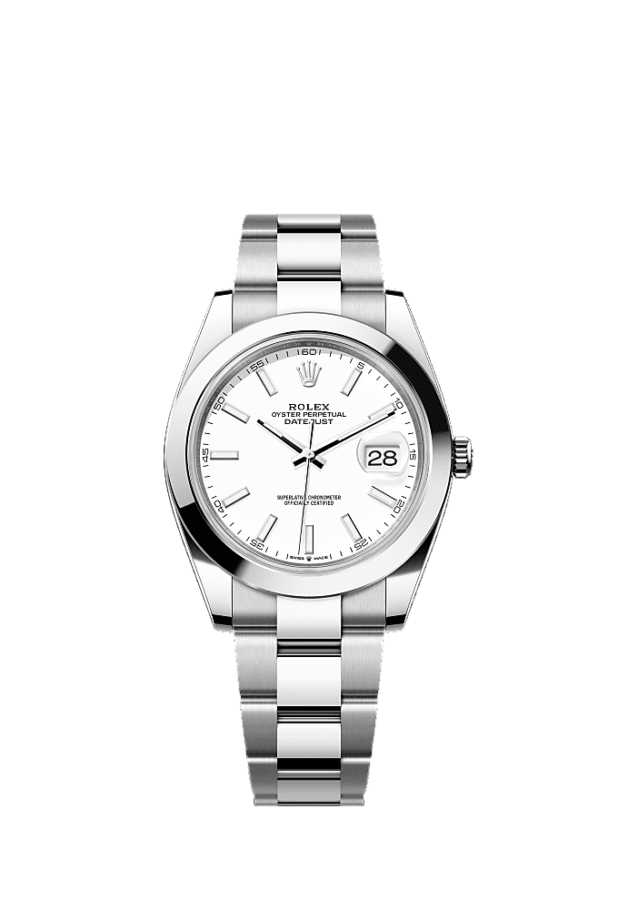 White dial, Oyster bracelet