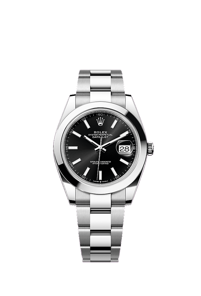 Bright Black dial, Oyster bracelet