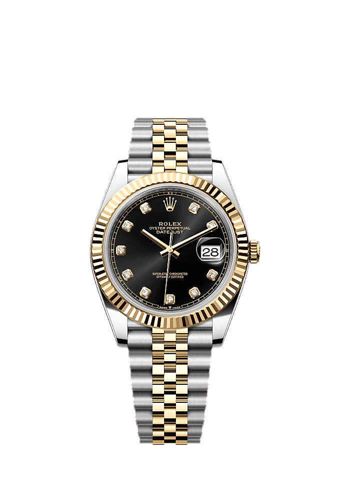 Bright Black dial, Jubilee bracelet