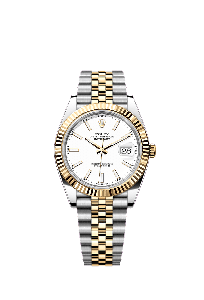White dial, Jubilee bracelet
