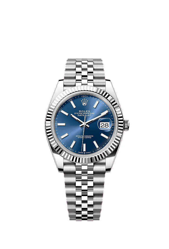Bright Blue dial, Jubilee bracelet