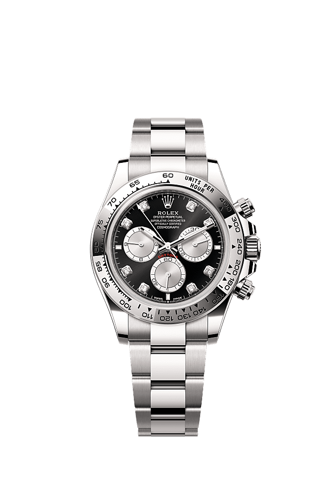 Steel & Black dial, Oyster bracelet