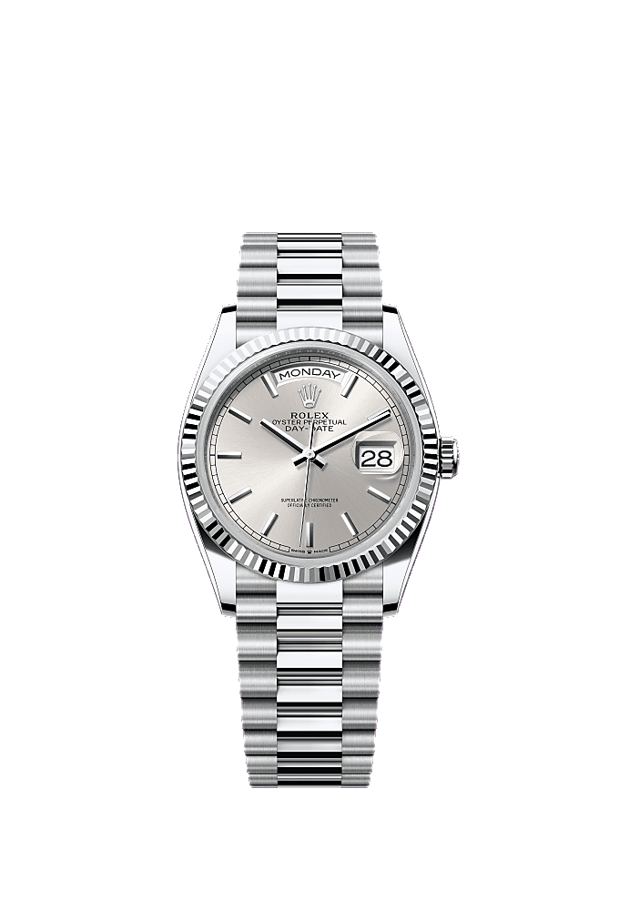 Ice Blue Diamond-Set dial, President bracelet
