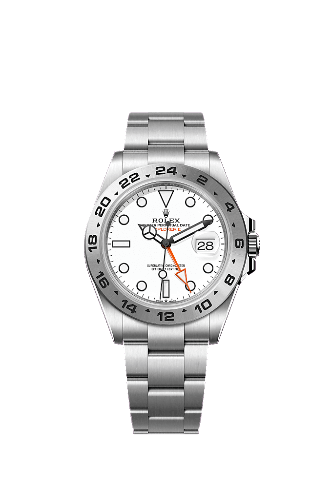 Polar White dial, Oyster bracelet