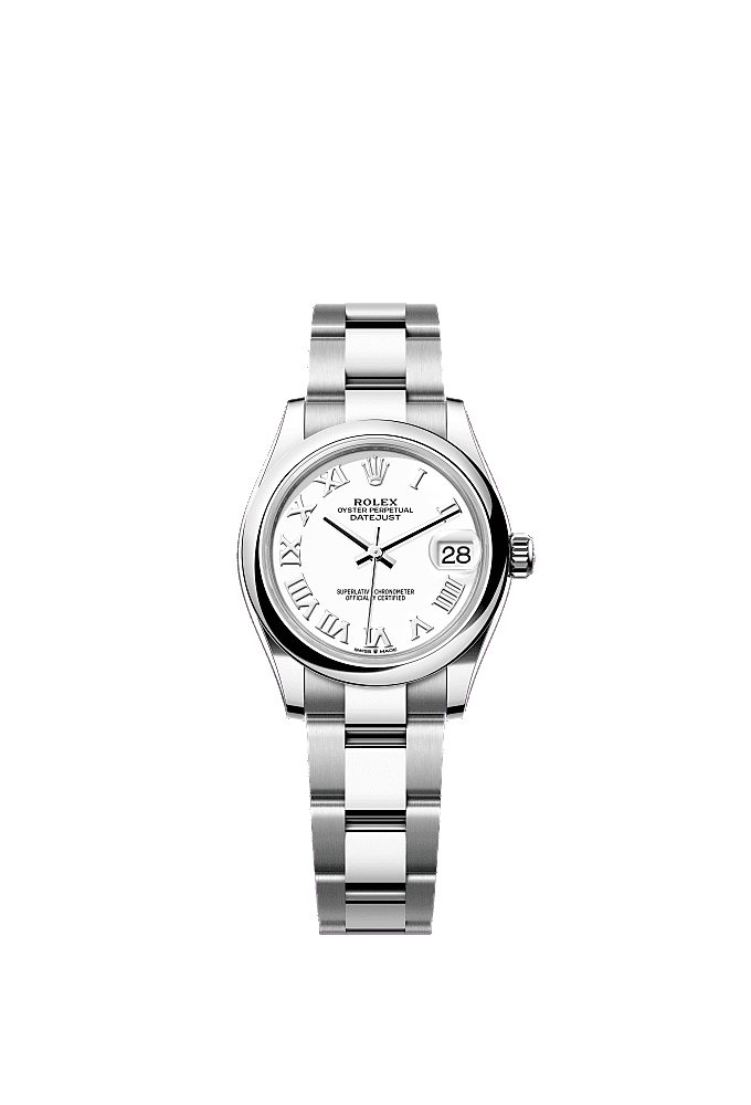 White dial, Oyster bracelet