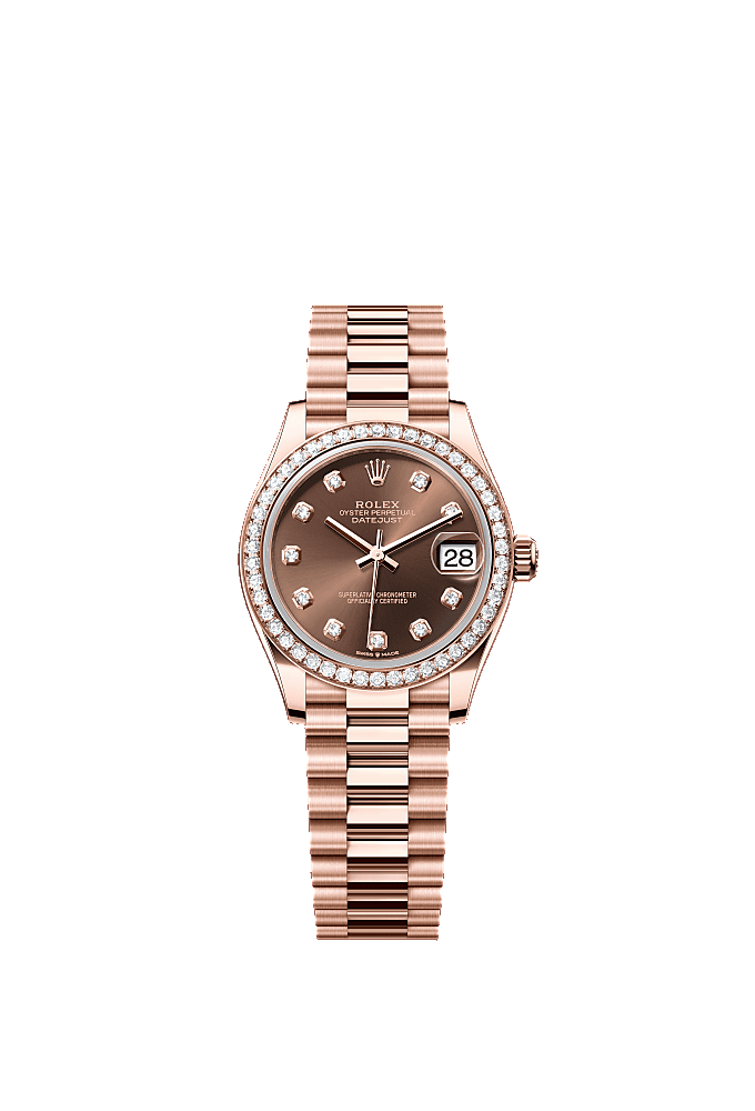 Chocolate Diamond-Set dial, Jubilee bracelet