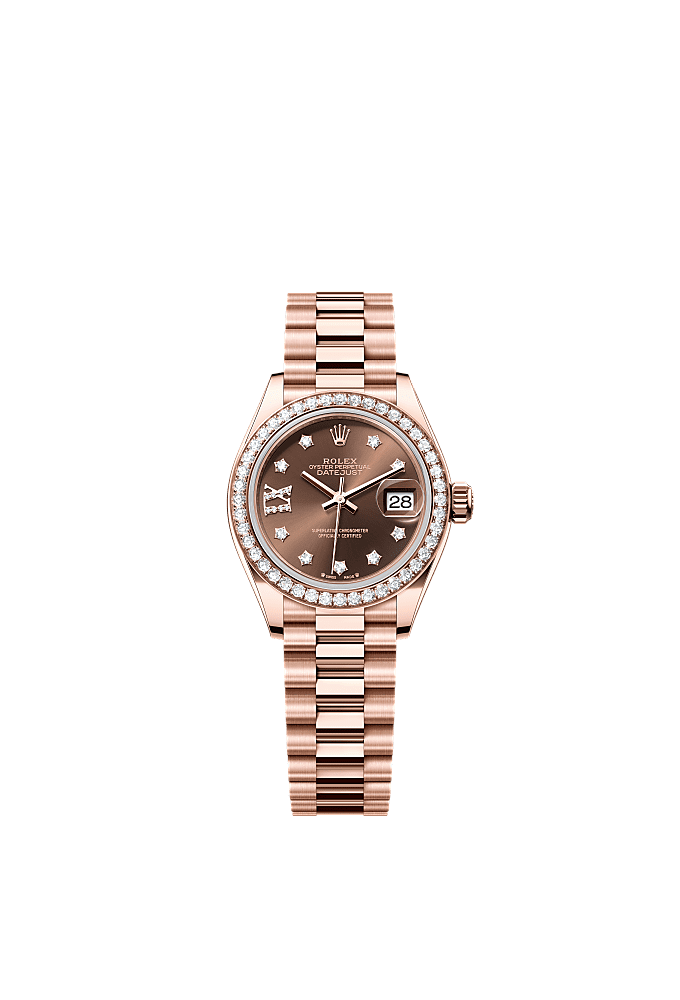 Chocolate Diamond-Set dial, Jubilee bracelet