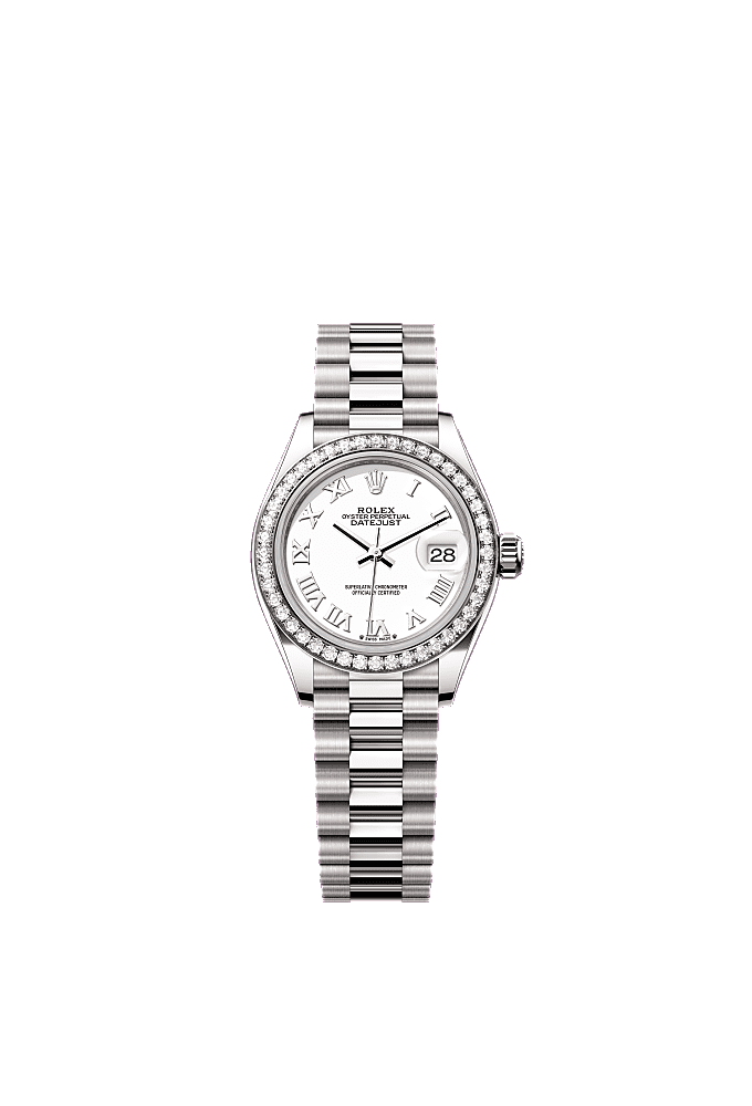 White Mother-of-Pearl Diamond-Set dial, Jubilee bracelet