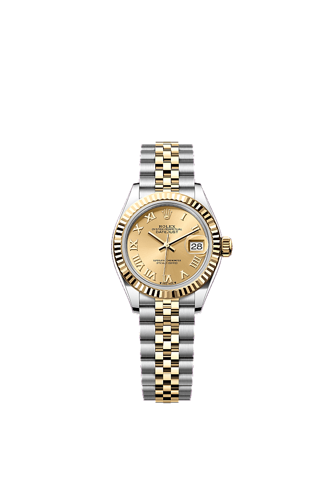 Diamond-Set Champagne dial, Oyster bracelet